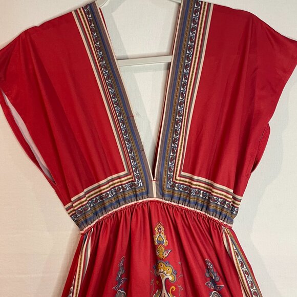 Twenty One V Neck Sundress Pretty Paisley Print Size Medium - Picture 5 of 13